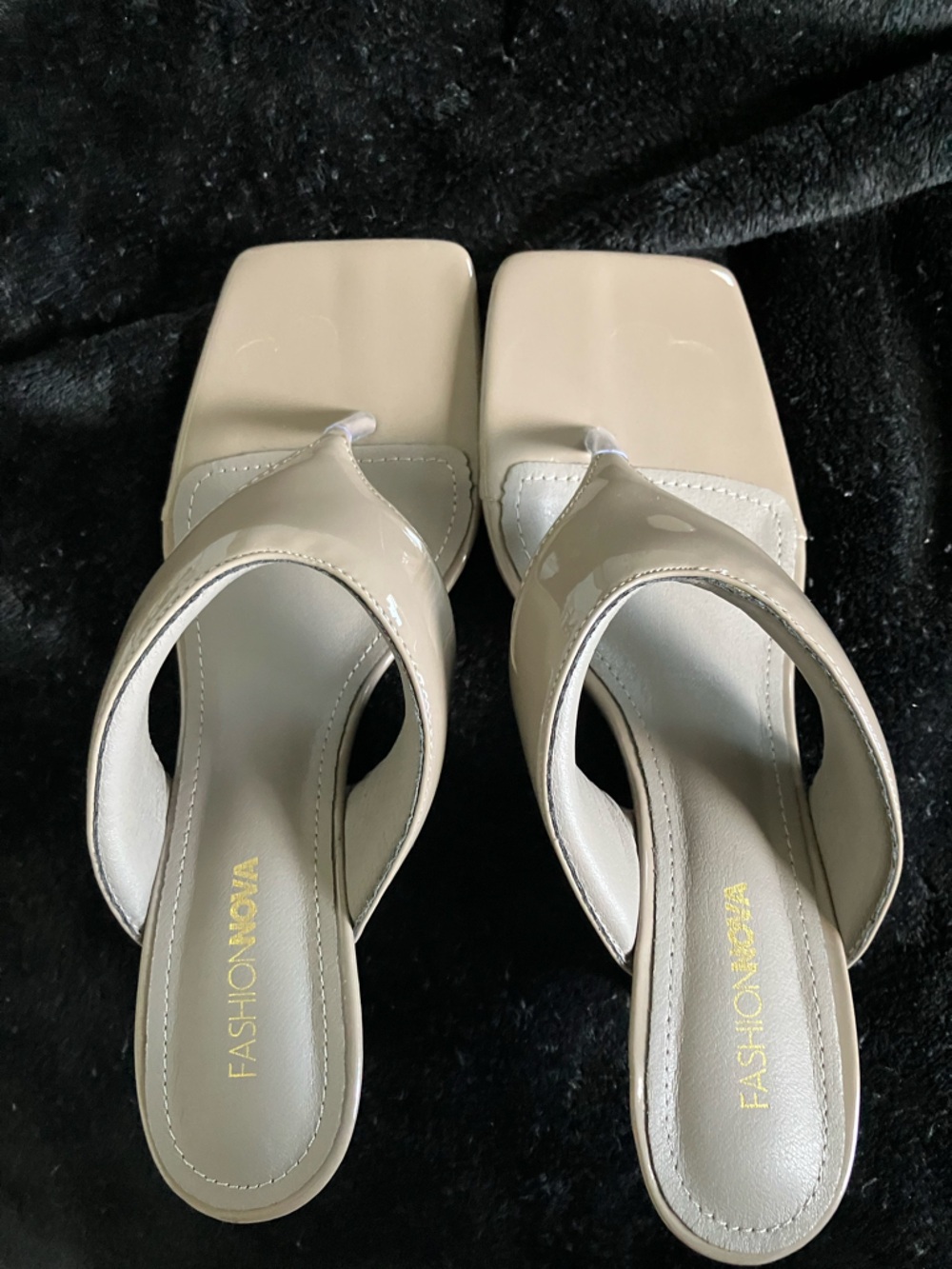 Fashion Nova Kitten Heel Mules